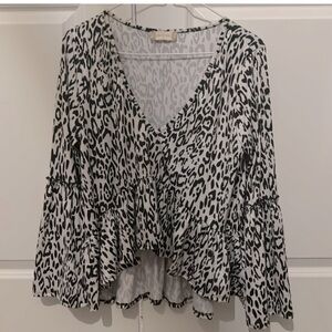 Altard state zebra print long sleeve